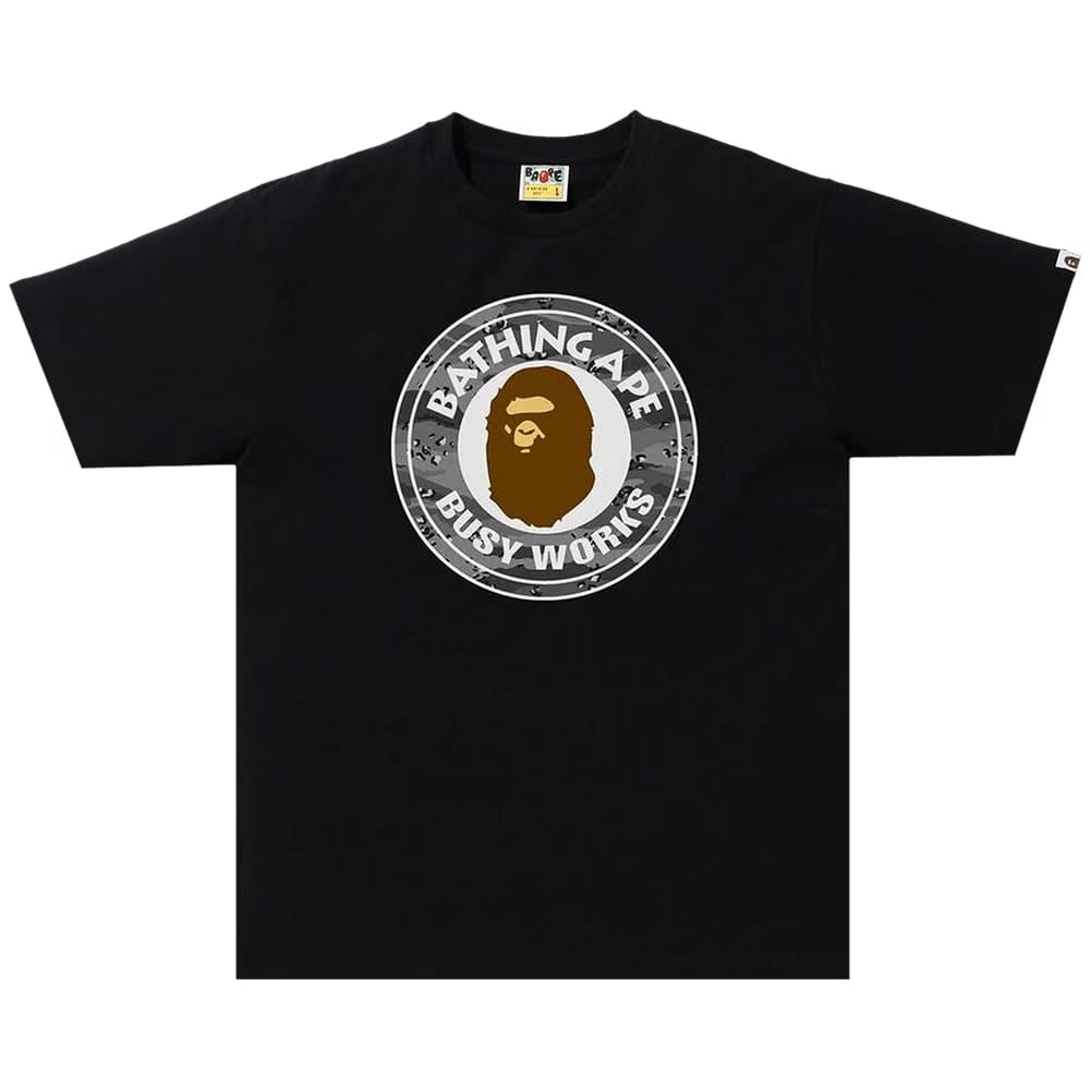 BAPE Desert Camo Busy Works T-Shirt Black
