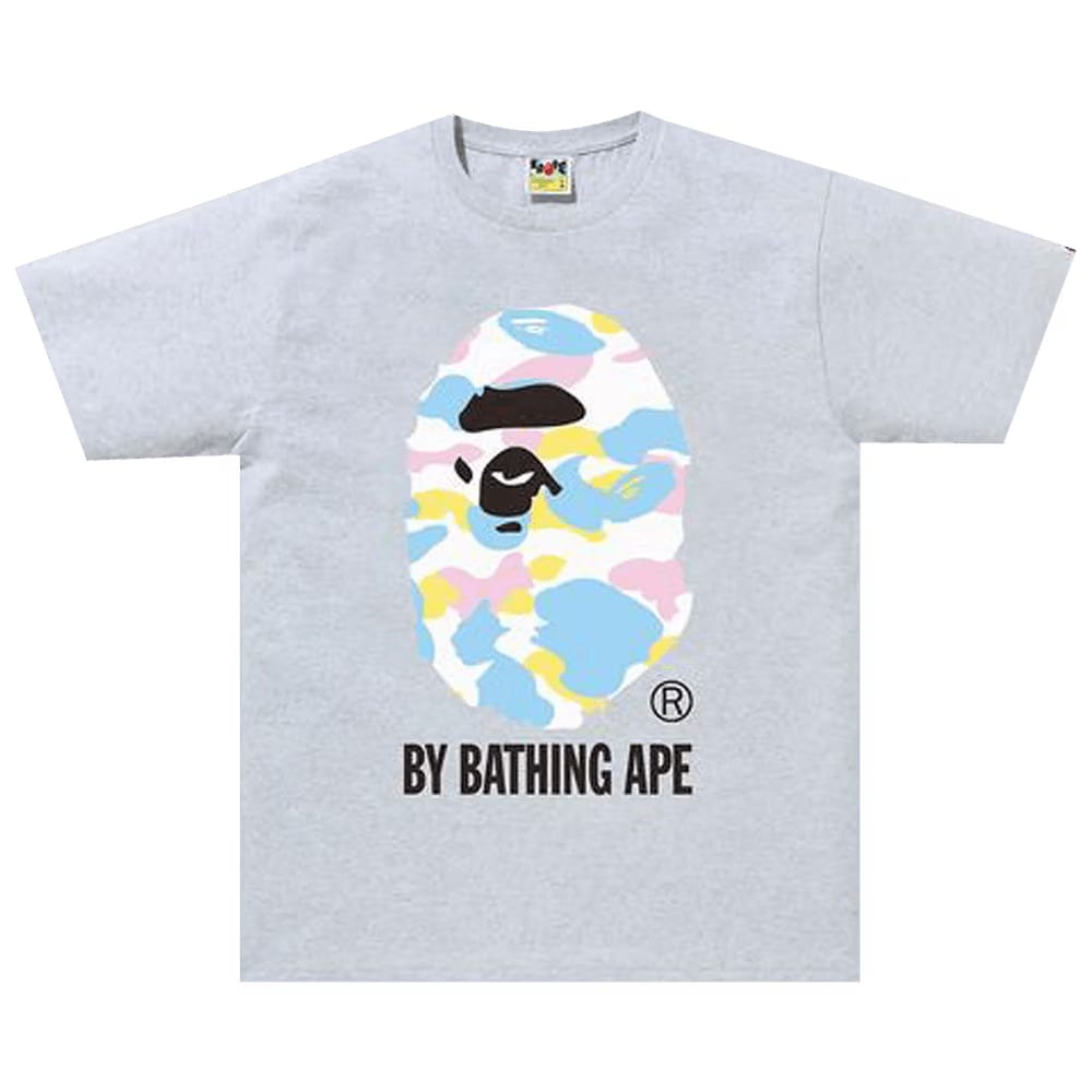 BAPE New Multi Camo T-Shirt Grey