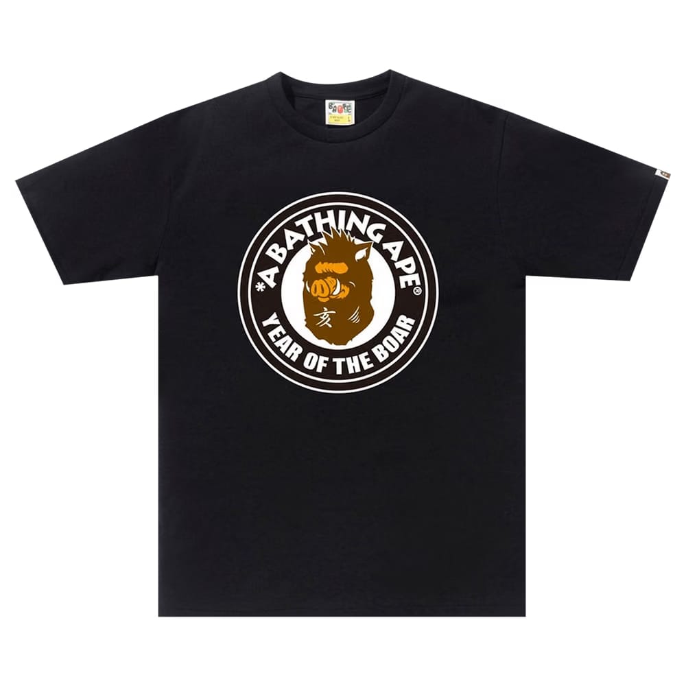 BAPE Year Of The Boar T-Shirt Black