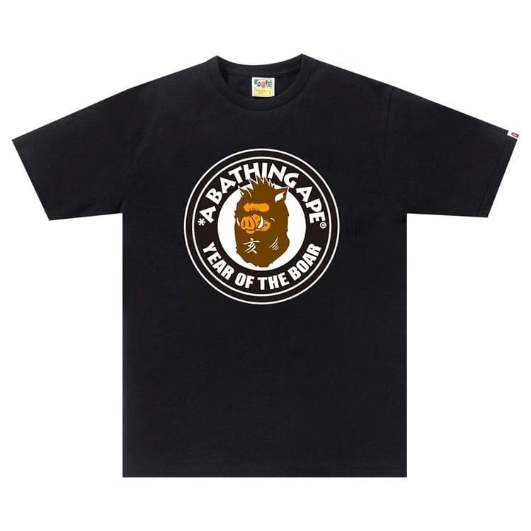 BAPE Year Of The Boar T-Shirt Black
