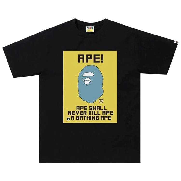 BAPE Water Print T-Shirt Black