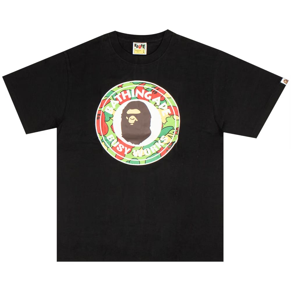 BAPE STA Camo Busy Works T-Shirt Black/Multicolor
