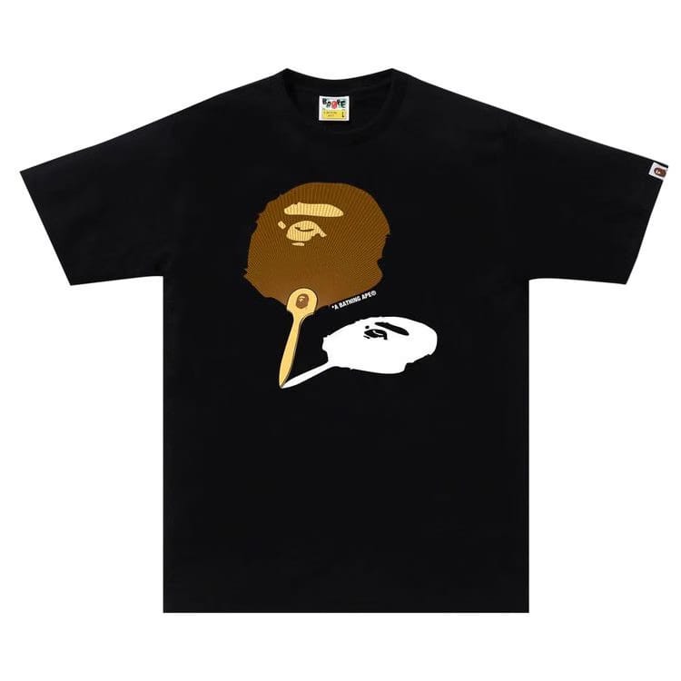 BAPE Japanese Fan Ape Head T-Shirt Black