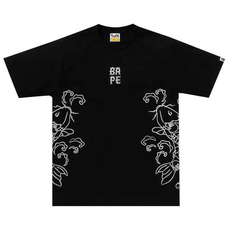 BAPE Souvenir Koi Fish T-Shirt Black