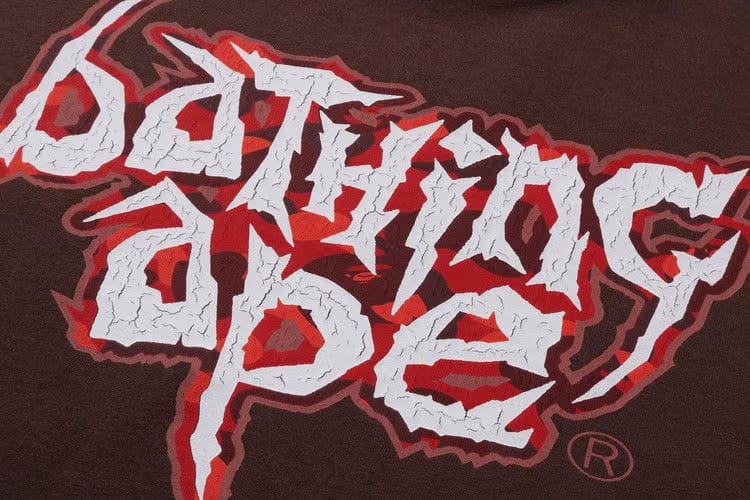 BAPE Color Camo Mad Ape T-Shirt Brown