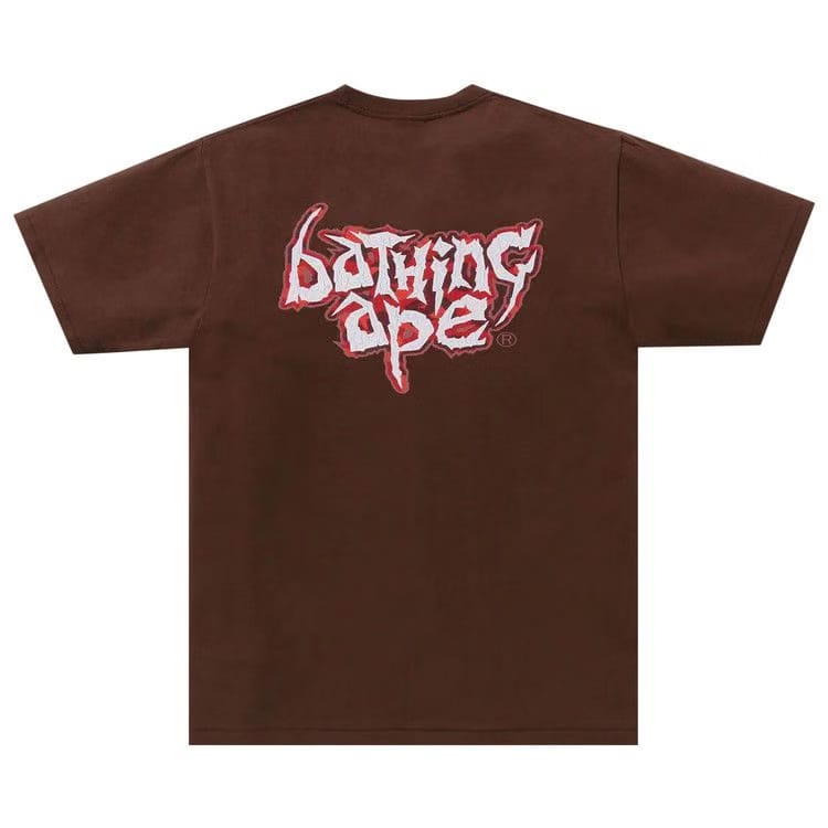 BAPE Color Camo Mad Ape T-Shirt Brown