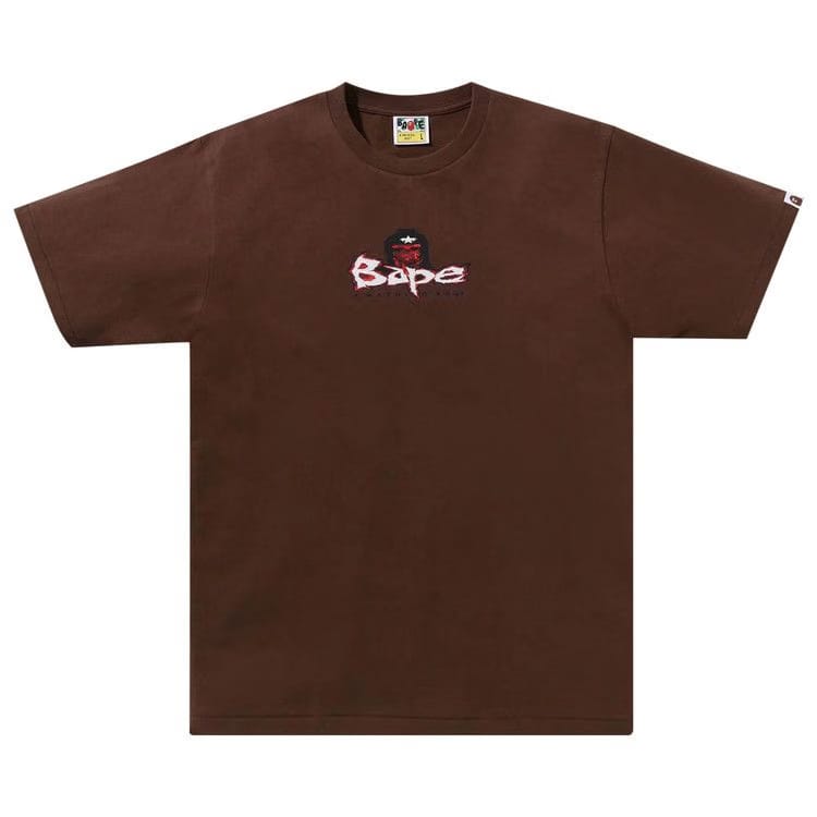 BAPE Color Camo Mad Ape T-Shirt Brown