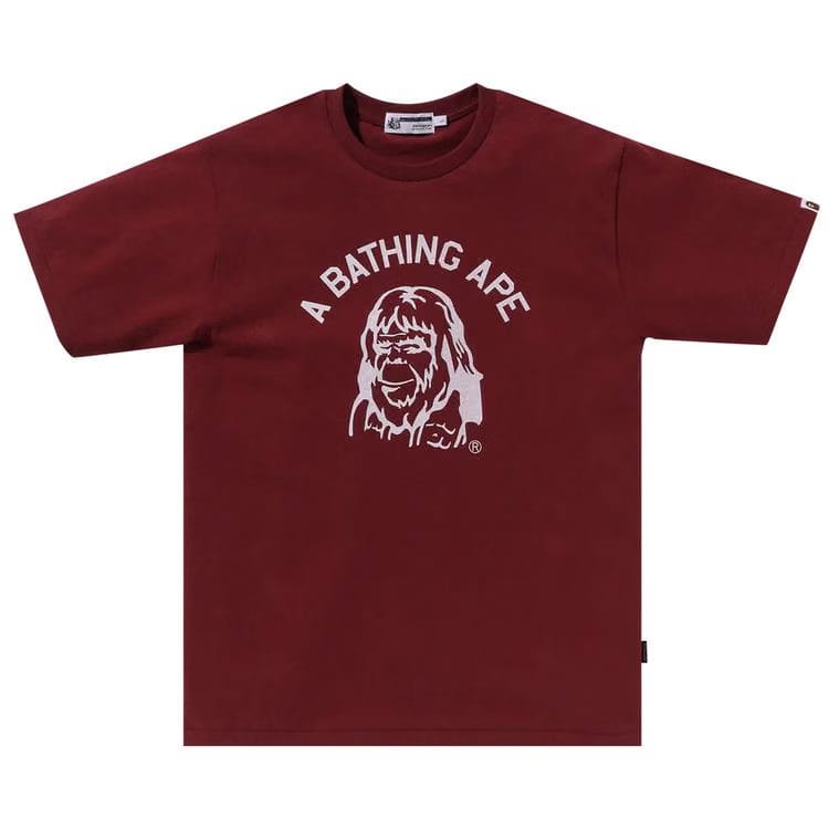 BAPE Archive Graphic T-Shirt Burgundy
