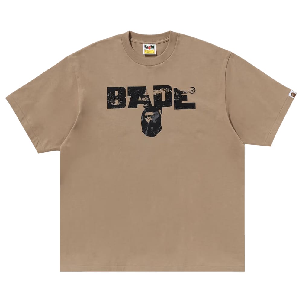 BAPE Army Relaxed Fit T-Shirt Beige