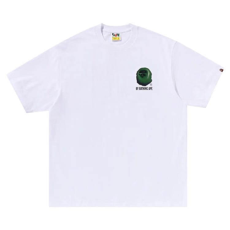 BAPE 3D Art Ape Head Relaxed Fit T-Shirt White