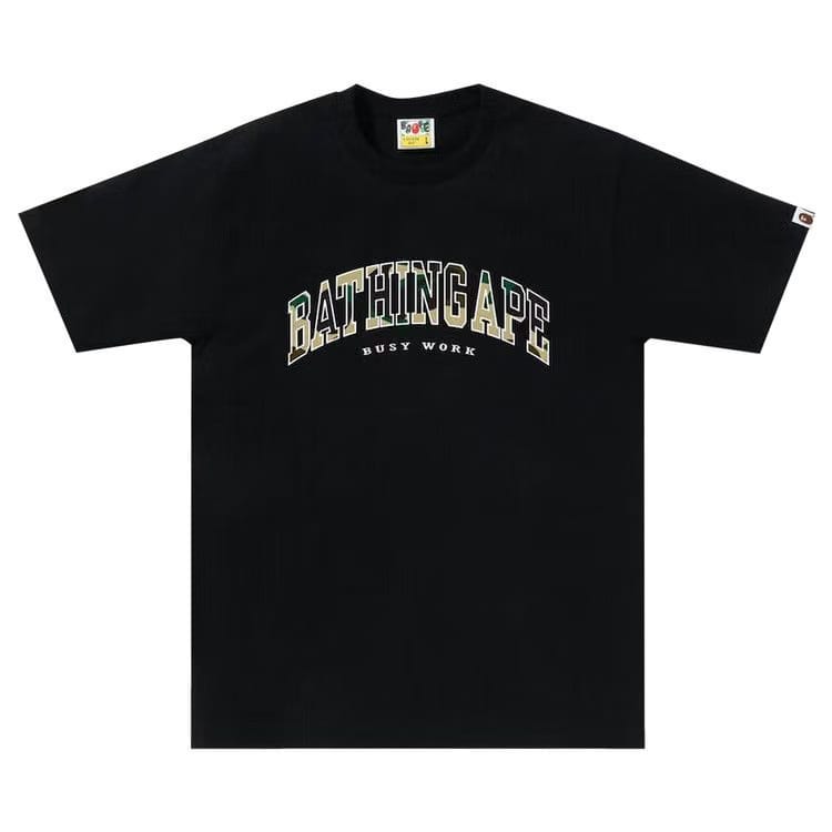 BAPE 1st Camo Logo T-Shirt Black/Yellow