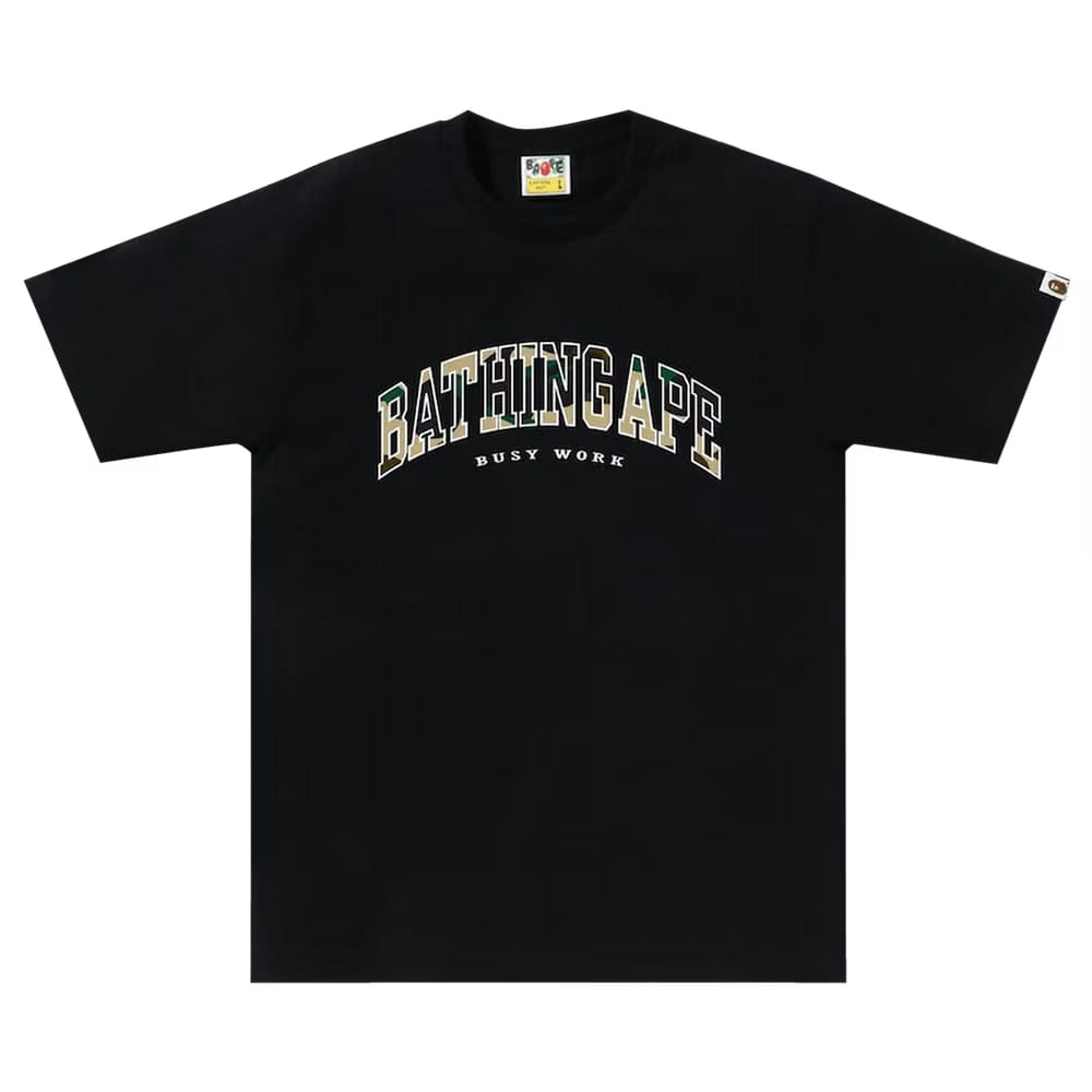 BAPE 1st Camo Logo T-Shirt Black/Yellow