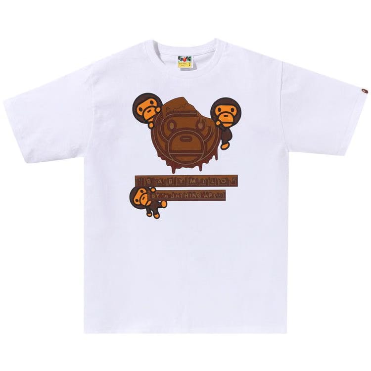 BAPE Valentine Chocolate Baby Milo T-Shirt White