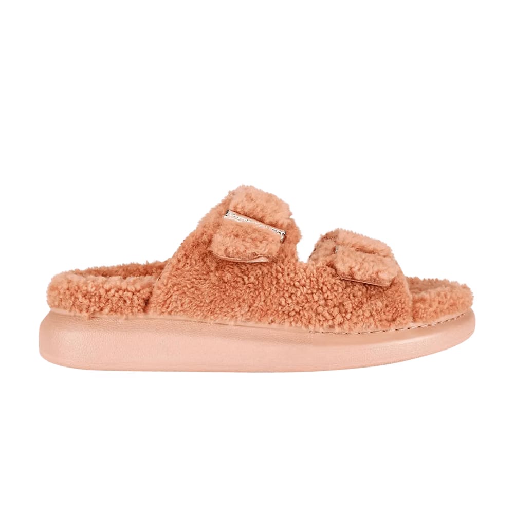Alexander McQueen Wmns Oversized Hybrid Slide 'Shearling Pink'