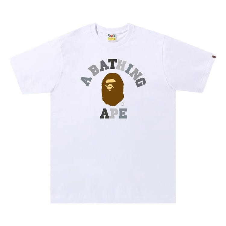 BAPE Colors College T-Shirt White/Black