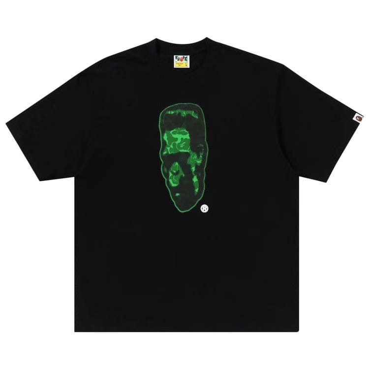 BAPE Spray Frankenstein Relaxed Fit T-Shirt Black