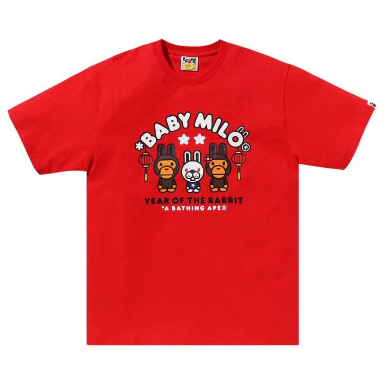 BAPE Year Of The Rabbit Baby Milo T-Shirt Red