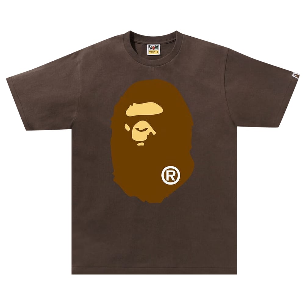 BAPE Big Ape Head T-Shirt Brown