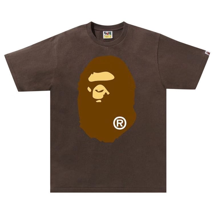 BAPE Big Ape Head T-Shirt Brown