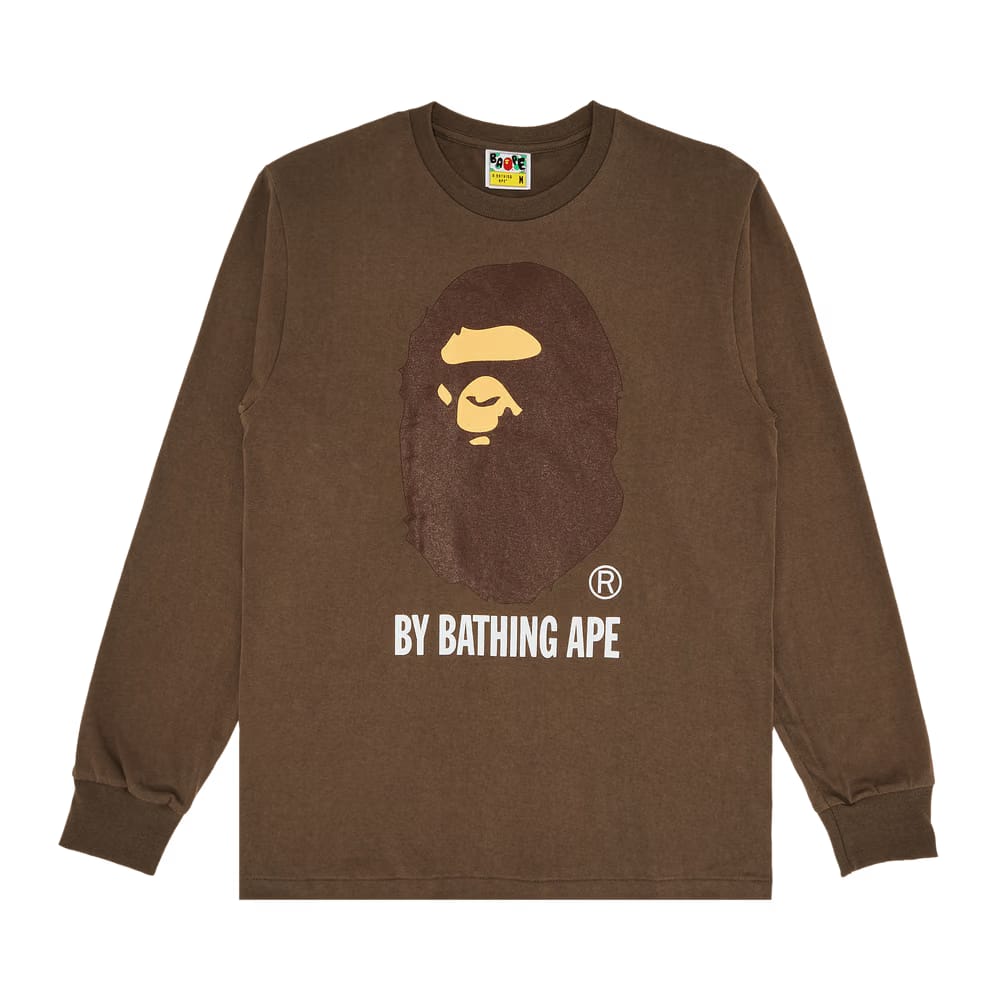 BAPE By Bathing Ape Long-Sleeve T-Shirt Brown