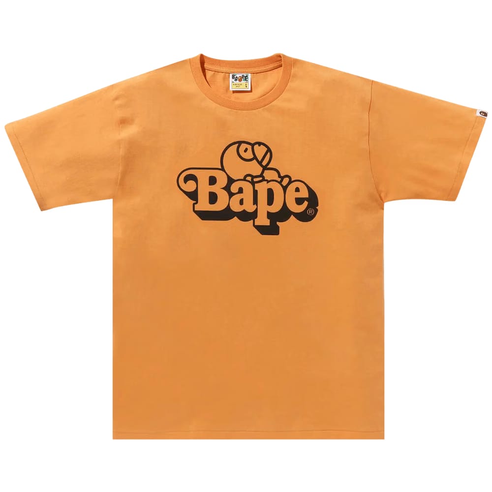BAPE Milo On T-Shirt Orange