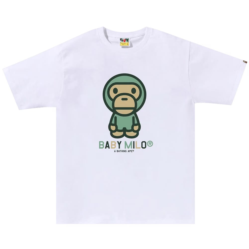 BAPE Colors Baby Milo T-Shirt White