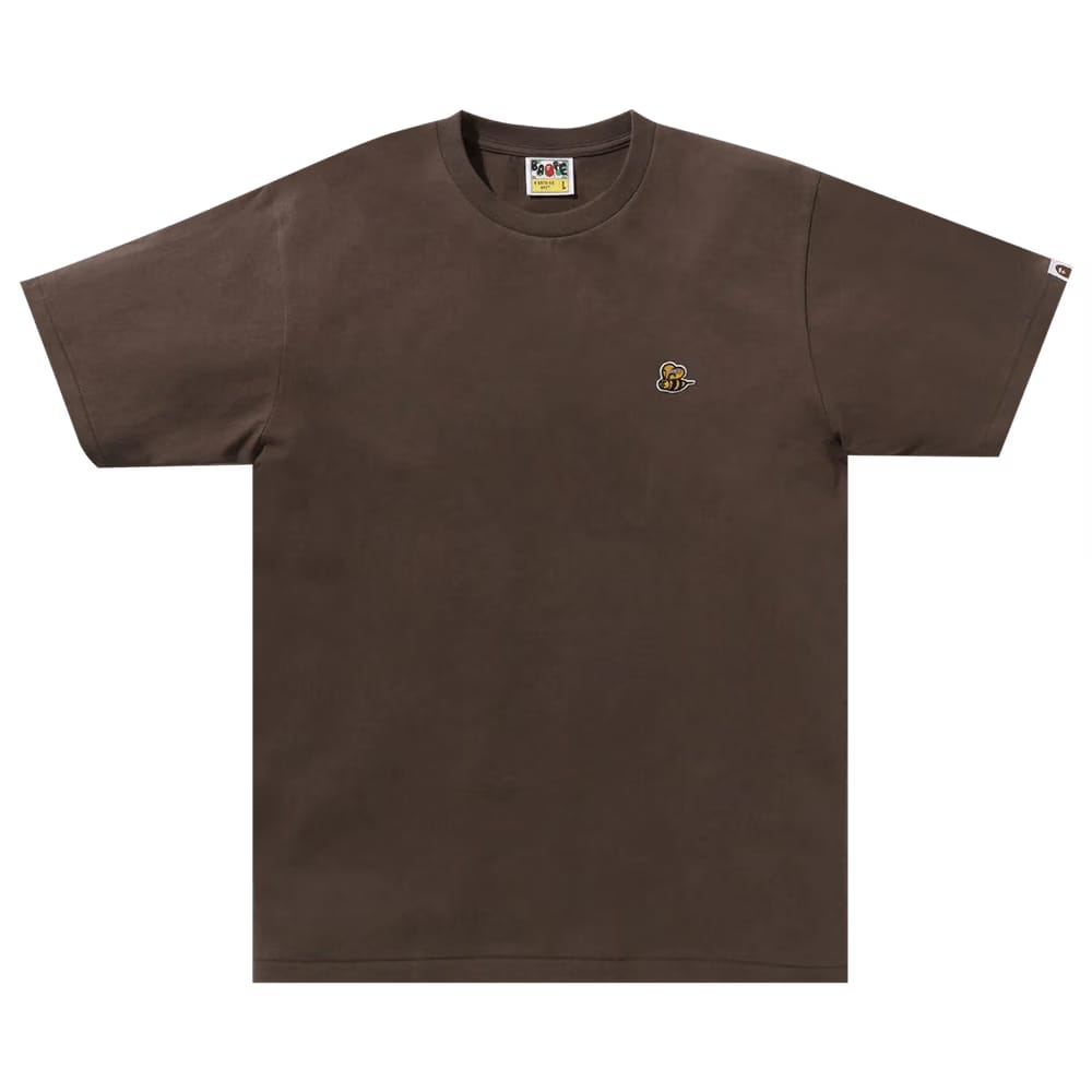 BAPE Bee One Point T-Shirt Brown