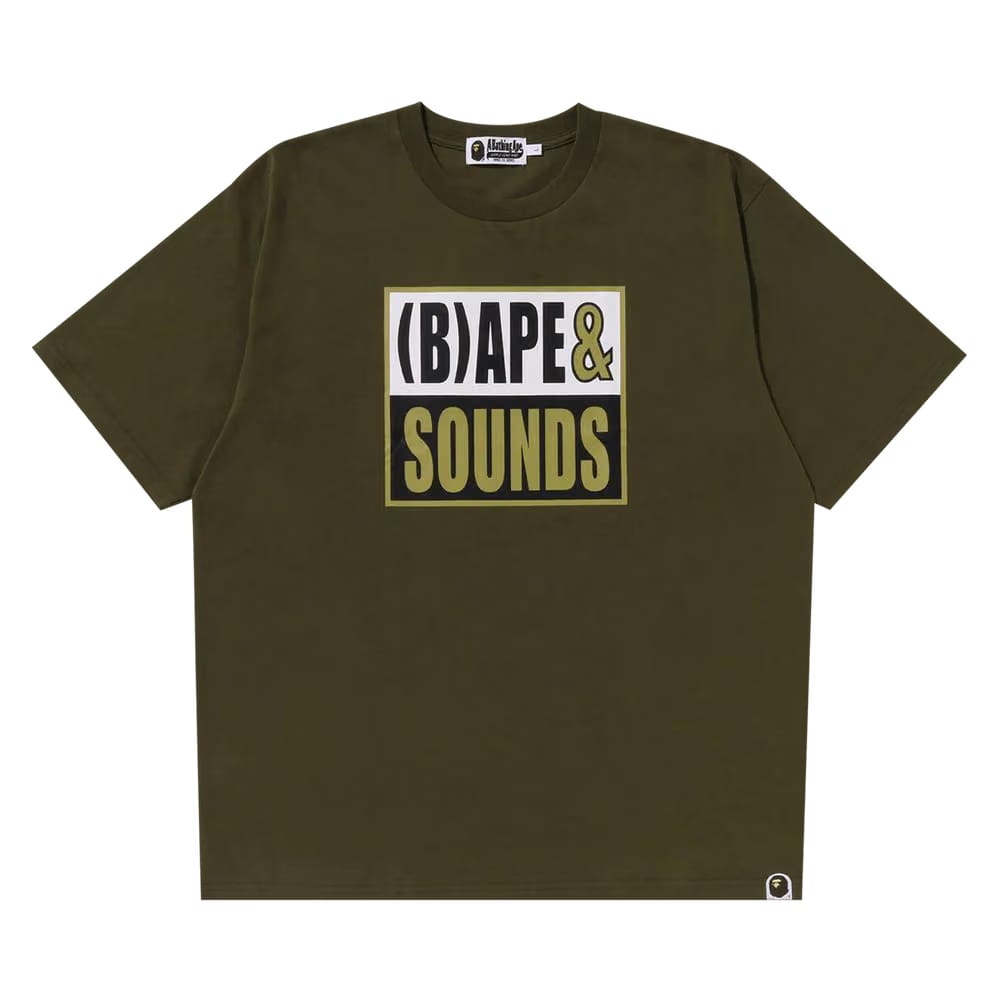 BAPE Sounds Logo T-Shirt Olive Drab