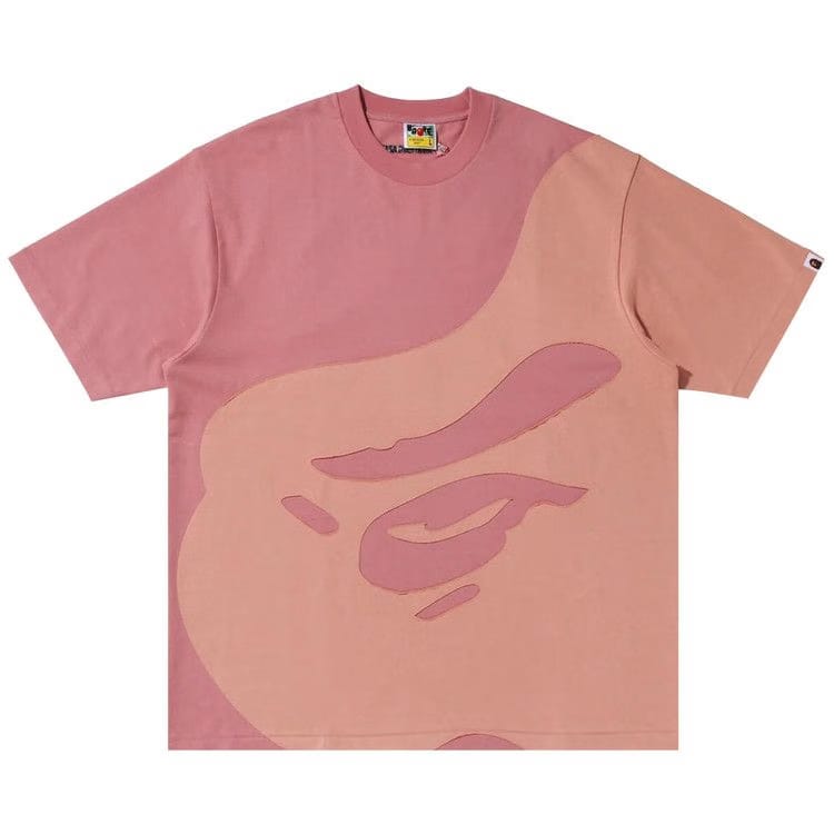 BAPE Ape Head Patch Oversized T-Shirt Pink