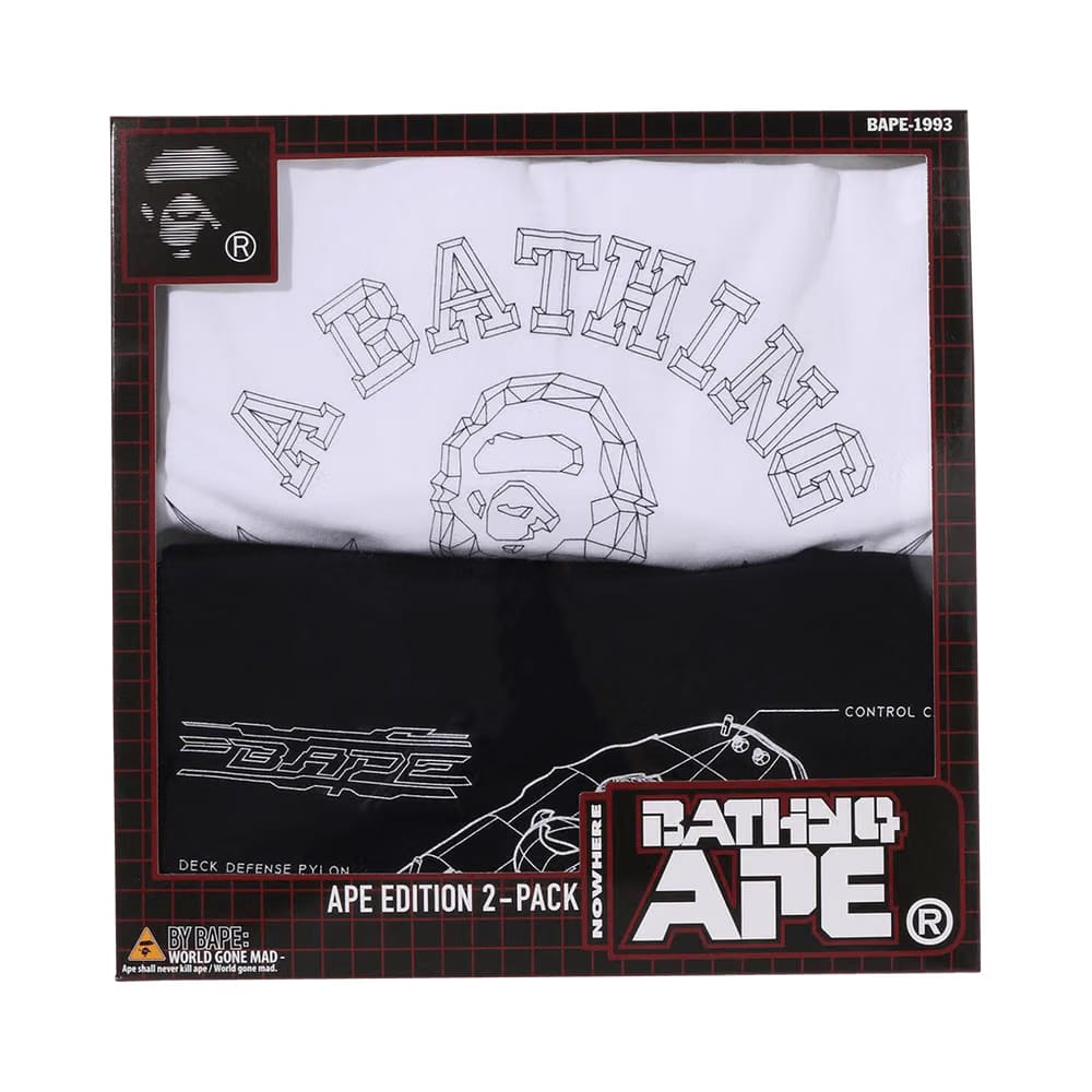 BAPE T-Shirt Package Box #2 Multicolor