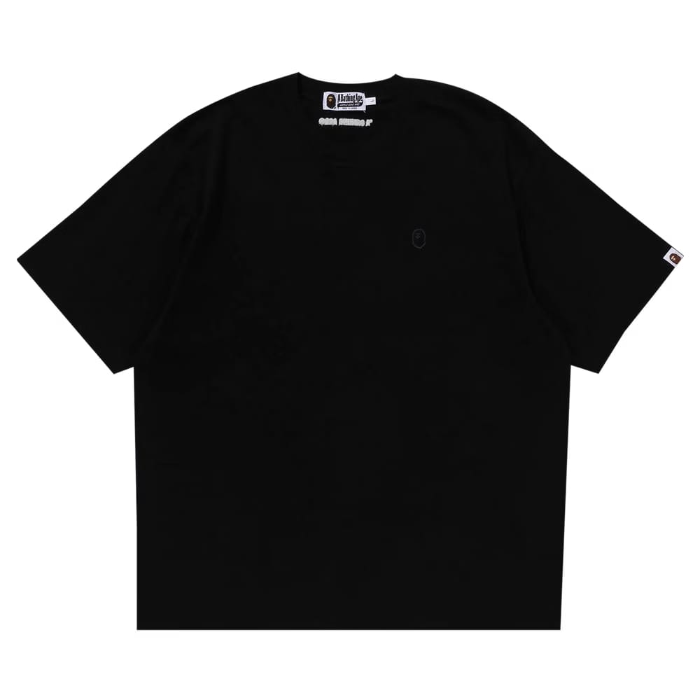 BAPE Tonal Ape Head One Point T-Shirt Black