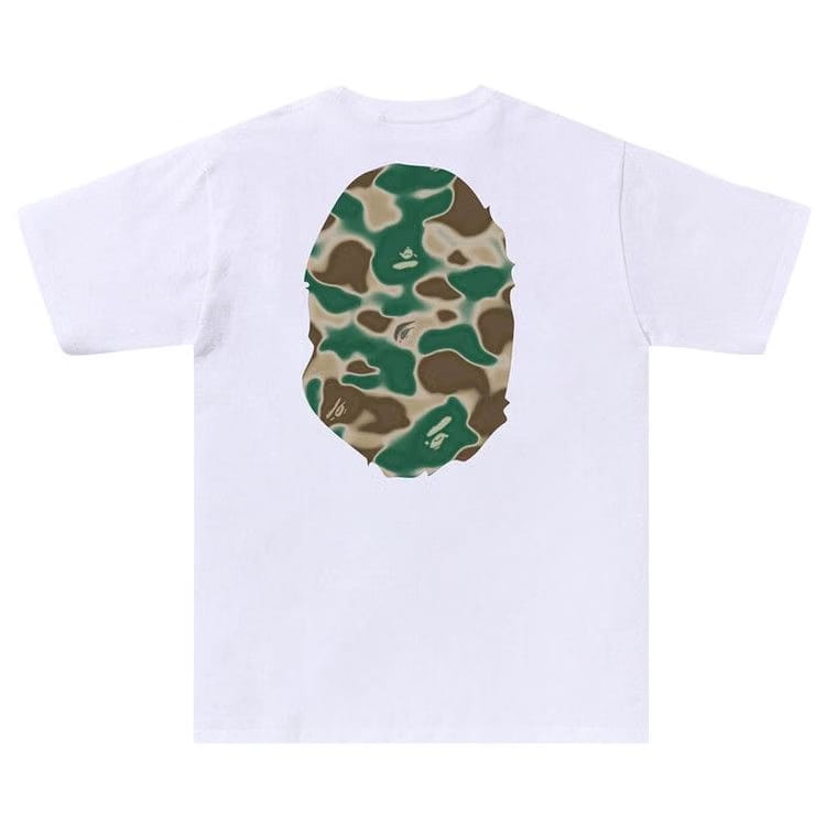 BAPE Liquid Camo Big Ape Head T-Shirt White
