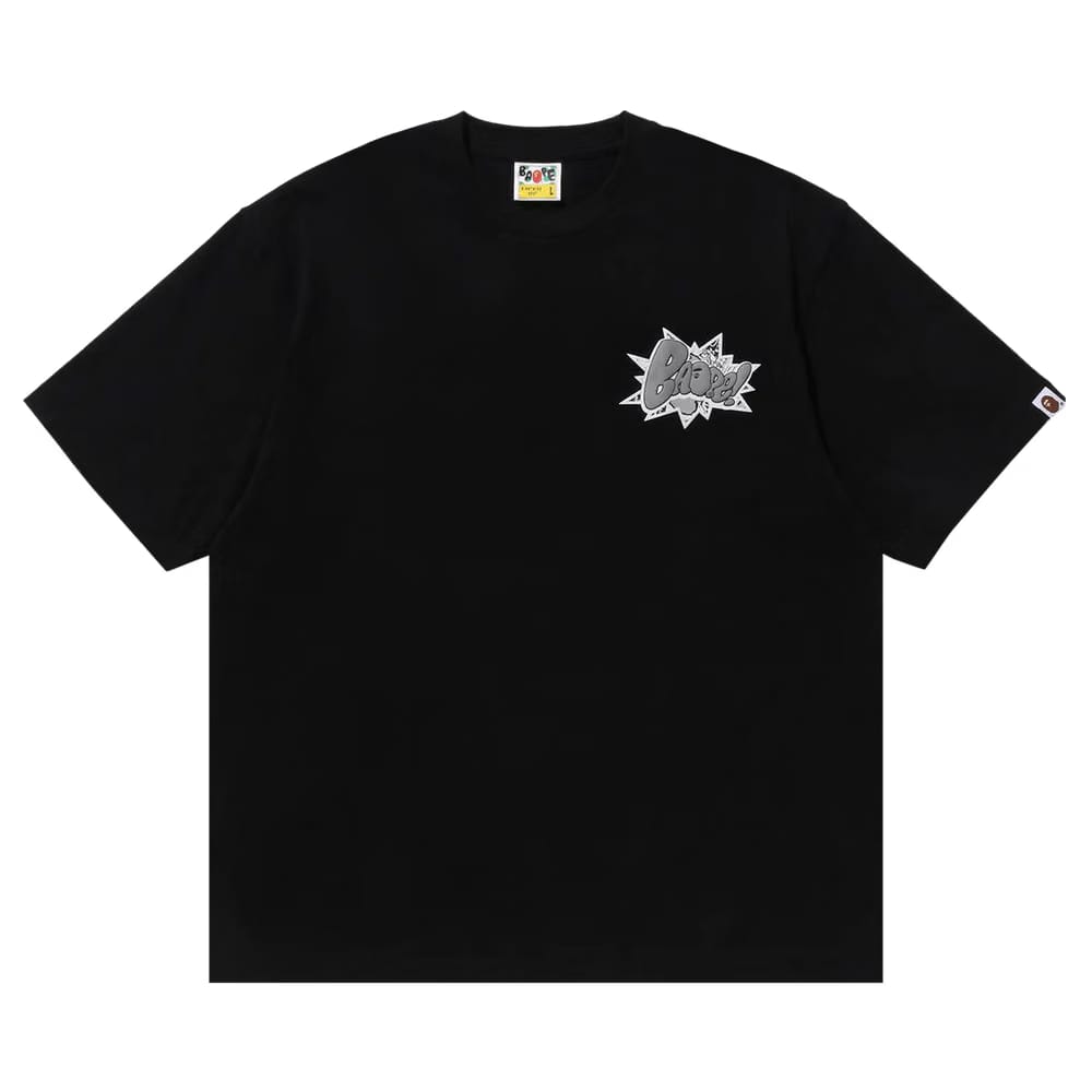 BAPE Graffiti Relaxed Fit T-Shirt Black