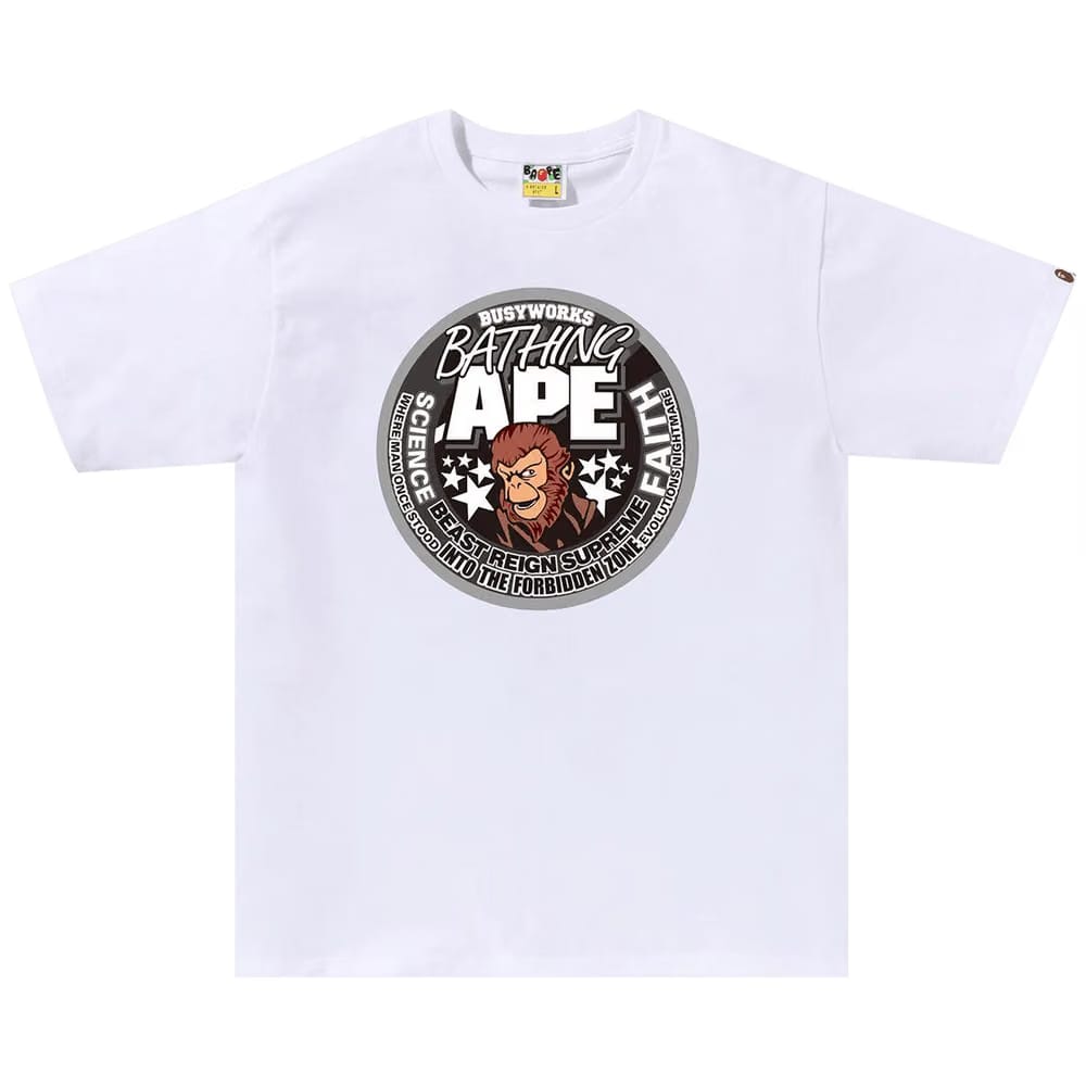 BAPE Busy Works Bathing Ape T-Shirt White