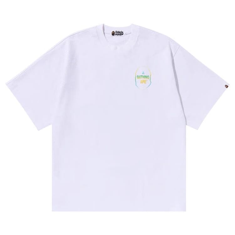 BAPE Gradient T-Block Oversized T-Shirt White