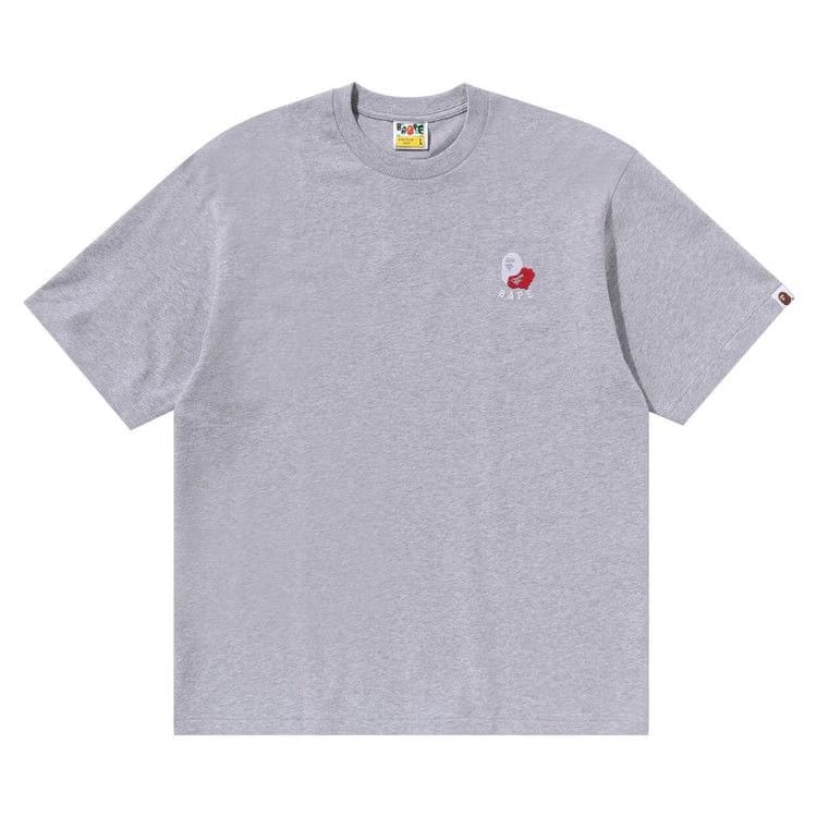 BAPE Ape Head 2 Point Relaxed Fit T-Shirt Grey
