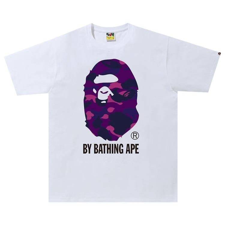 BAPE Color Camo T-Shirt White/Purple