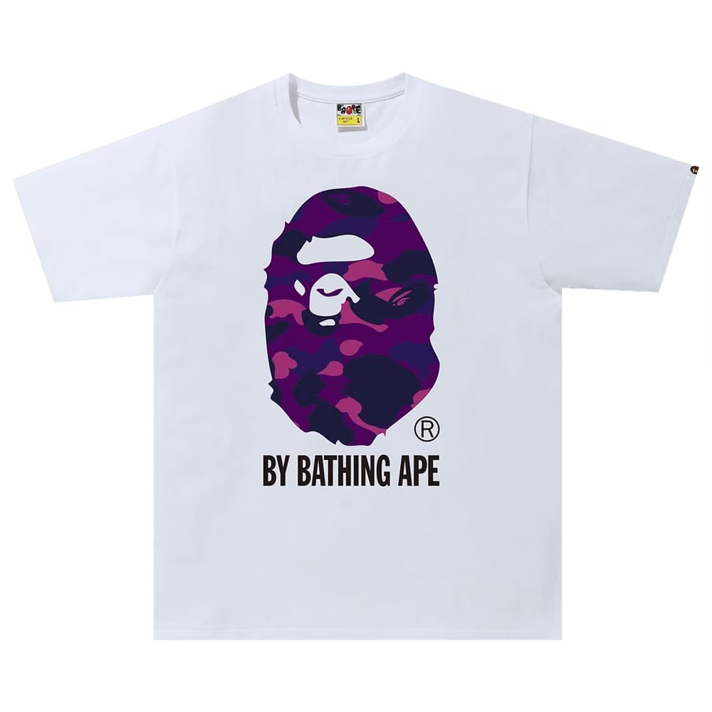 BAPE Color Camo T-Shirt White/Purple