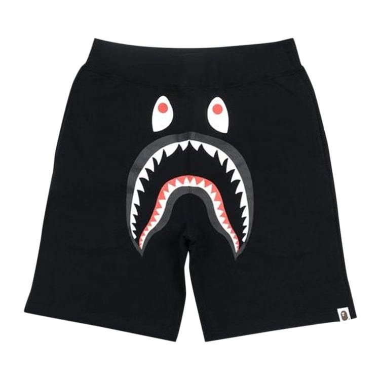 BAPE Shark Sweatshorts Black