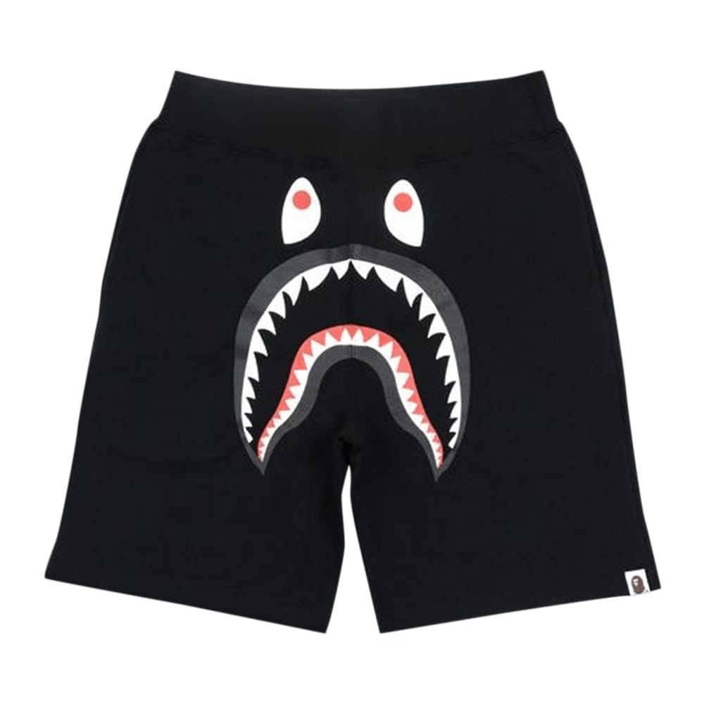 BAPE Shark Sweatshorts Black