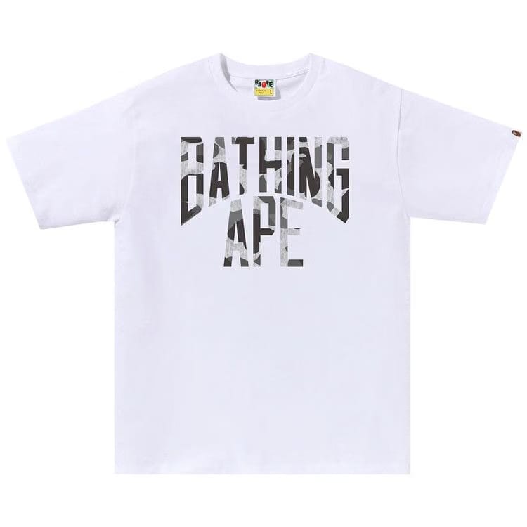 BAPE Camo NYC Logo T-Shirt White