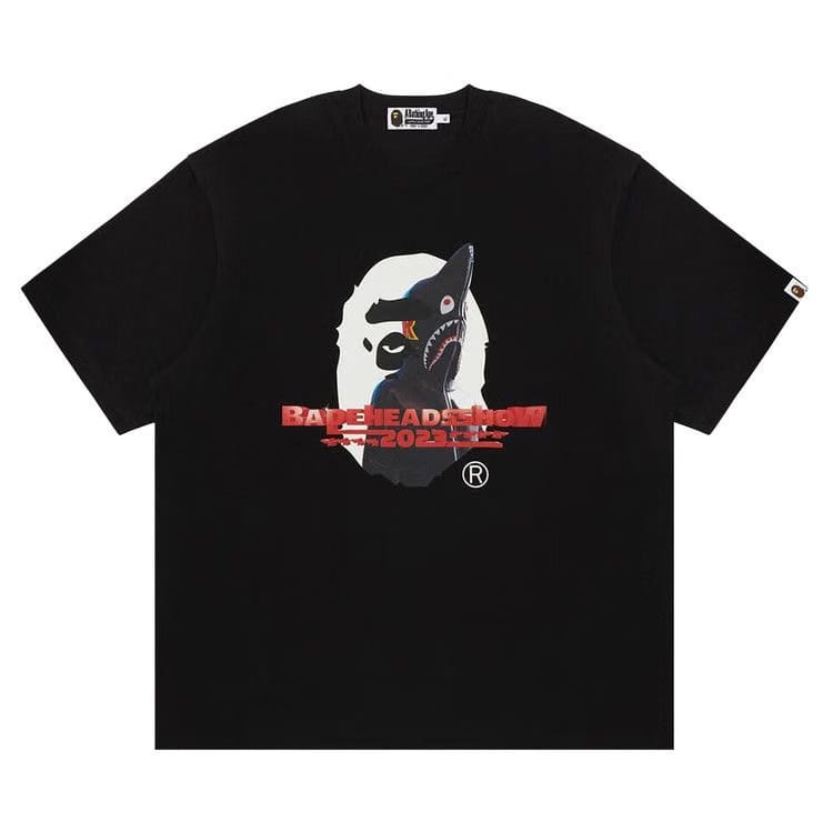 BAPE Heads Show Bape Relaxed Fit T-Shirt Black