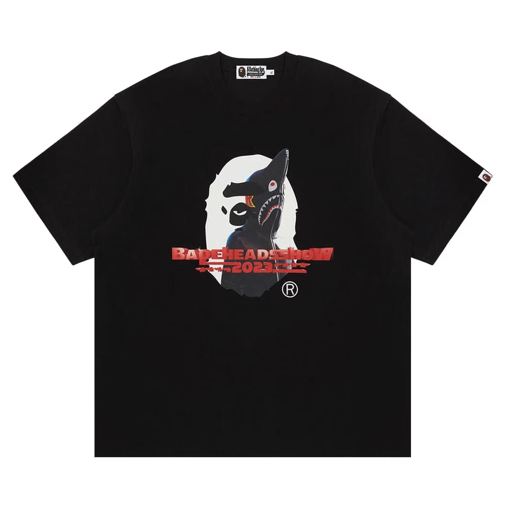 BAPE Heads Show Bape Relaxed Fit T-Shirt Black