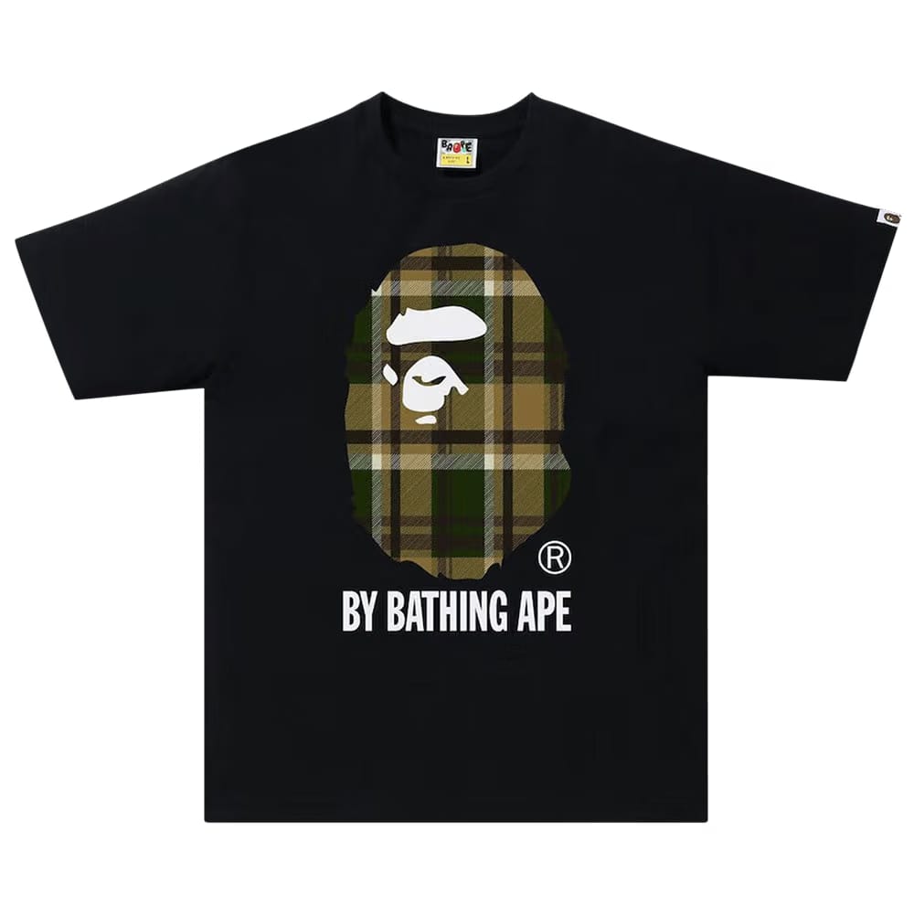 BAPE Check By Bathing Ape T-Shirt Black/Green