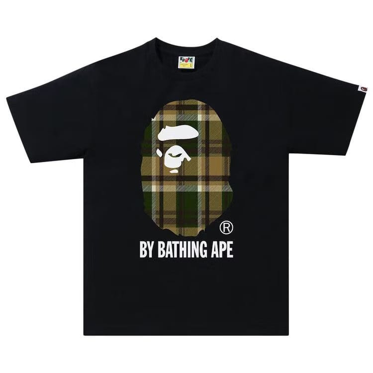 BAPE Check By Bathing Ape T-Shirt Black/Green