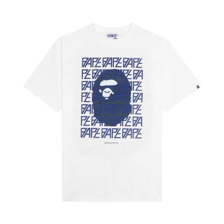 BAPE Logo Monogram T-Shirt White