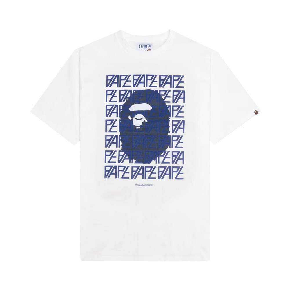 BAPE Logo Monogram T-Shirt White