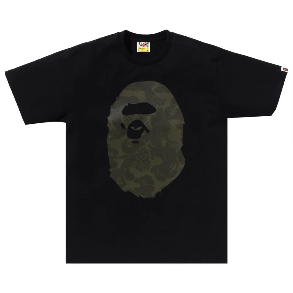 BAPE Asia Camo Big Ape Head T-Shirt Black