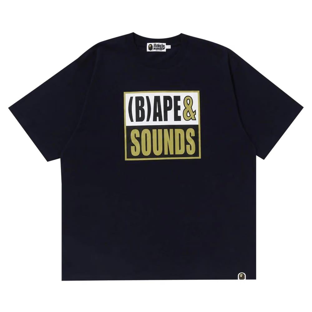 BAPE Sounds Logo T-Shirt Navy