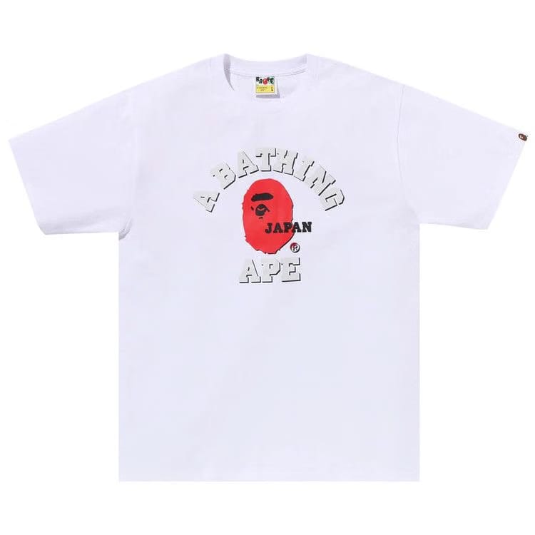 BAPE Japan College T-Shirt White